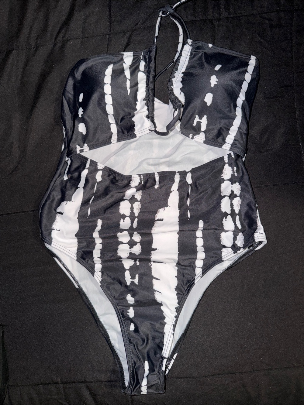Tie dye swimsuit & beach skirt